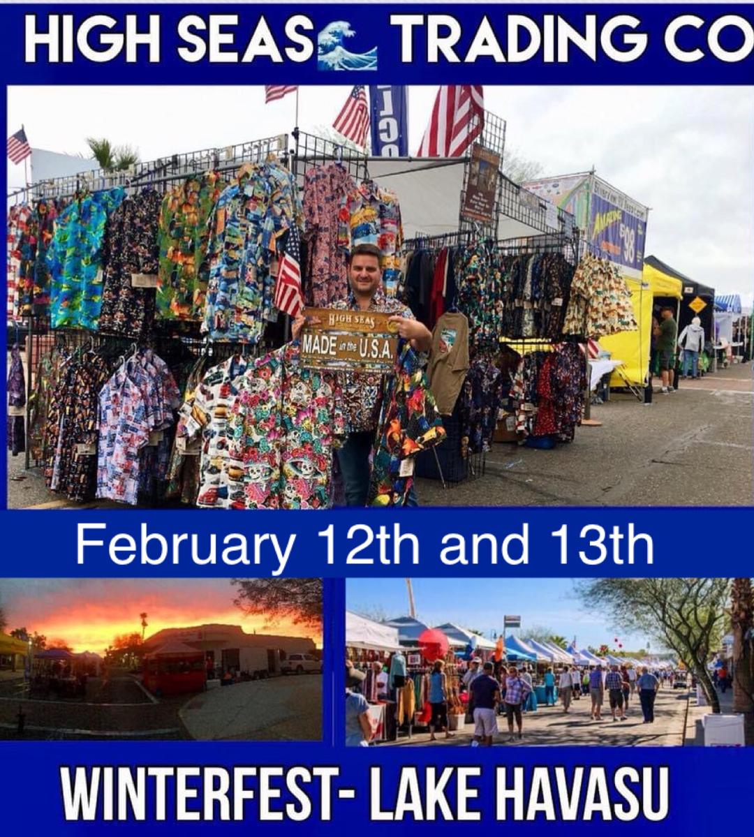 High Seas Hawaiian shirts at Lake Havasu Winterfest