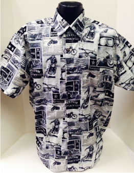 Patriotic Motorcycle Hawaiian shirt