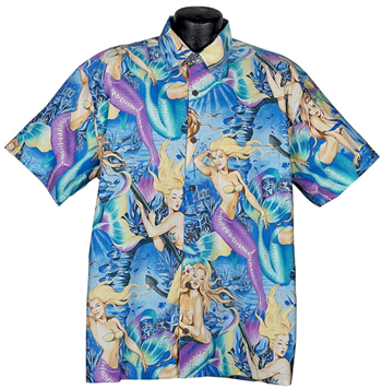 Vintage Pinup Girls, Mermaids, and Nose Art Hawaiian Shirts