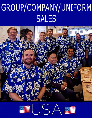 Company , Group, and Custom Hawaiian shirts