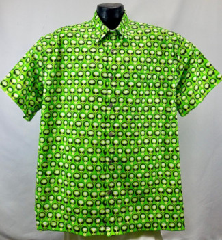 Alien Hawaiian Shirt- Made in USA- 100% Cotton