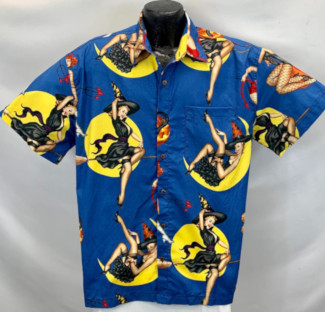 Bewitched - Halloween Pinup Girls Hawaiian Shirt