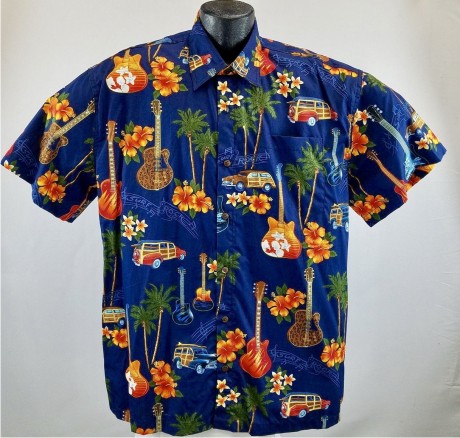 Guitar Hawaiian Shirts, Music, Novelty, and Seasonal Hawaiian shirts