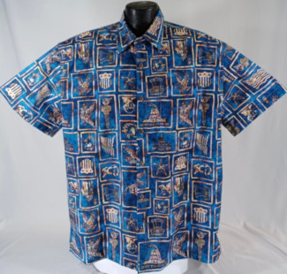 Life and Liberty Patriotic Hawaiian shirt