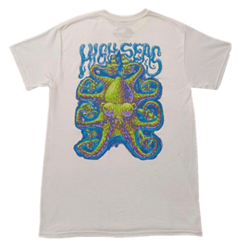 High Seas Octopus 100% Cotton White T-shirt