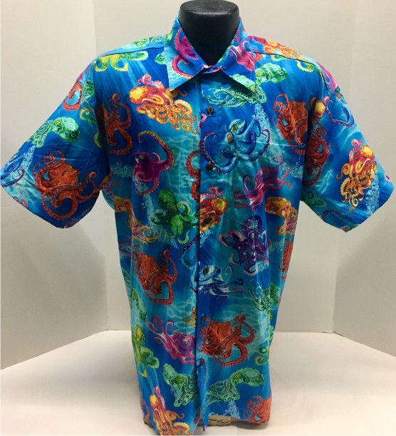 Octopus Hawaiian Aloha Shirt