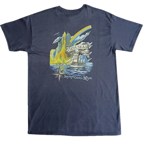 High Seas Clipper ship 100% Cotton- White T-shirt