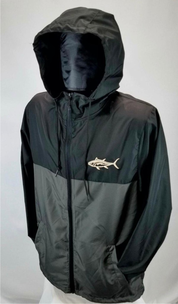 Windbreaker Black with Camouflage contrast